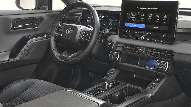 Interior detail of the Toyota RAV4