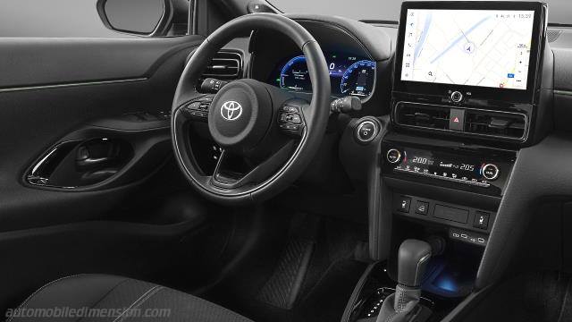 Interior detail of the Toyota Yaris Cross