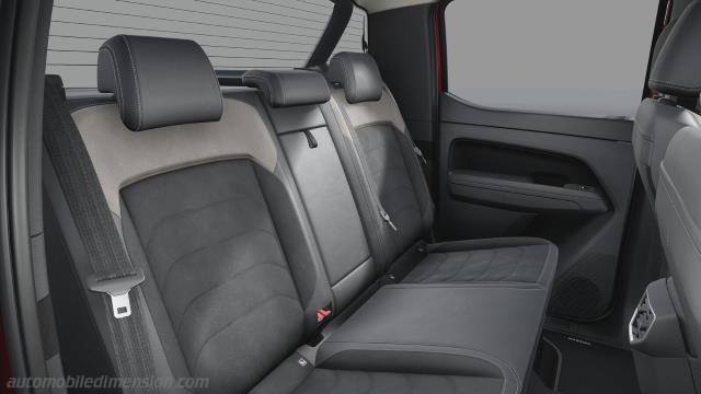 Interior detail of the Volkswagen Amarok