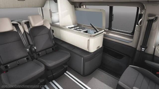 Dettaglio interno della Volkswagen California