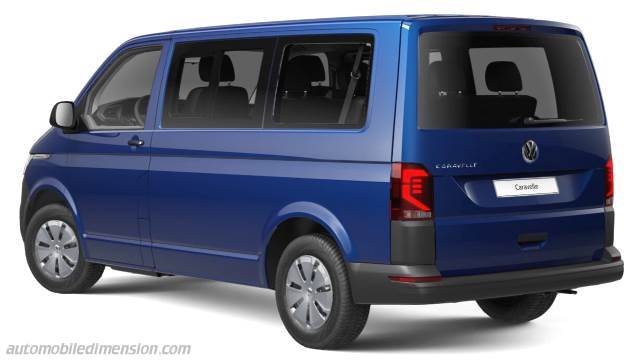 Exterior of the Volkswagen Caravelle ct