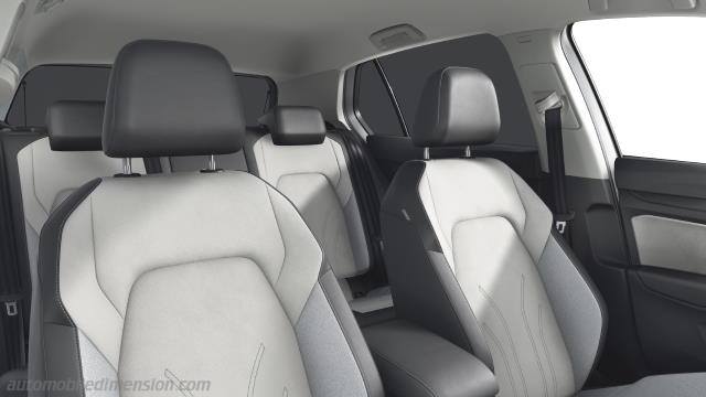 Interior detail of the Volkswagen Golf