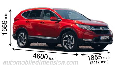 Honda Cr V 2018 Dimensions Boot Space And Interior