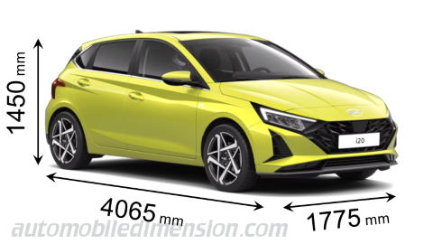 Dimensioni Hyundai i20, bagagliaio ed elettrificazione