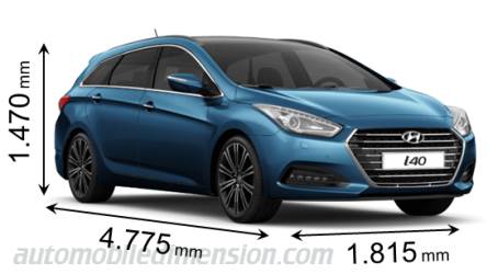 Hyundai I40 Sw Dimensions Boot Space And Interior