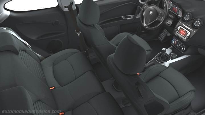 Alfa-Romeo MiTo dimensions, boot space and similars