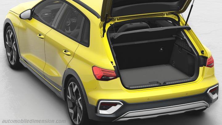 Audi A3 allstreet 2024 boot space