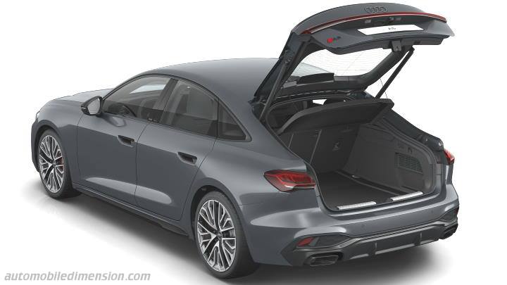 Volume coffre Audi A5 Sedan 2025