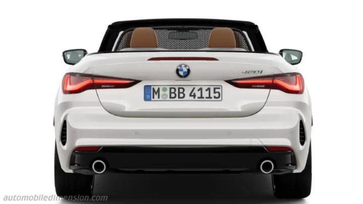 BMW 4 Cabrio 2024 boot space