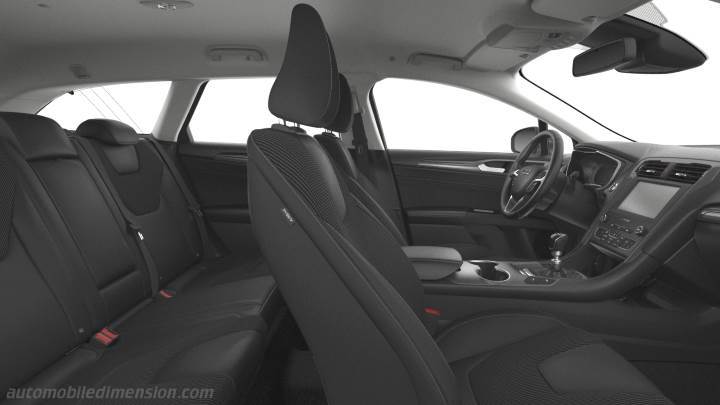 Ford Mondeo SportBreak afmetingen en bagageruimte: hybride thermisch