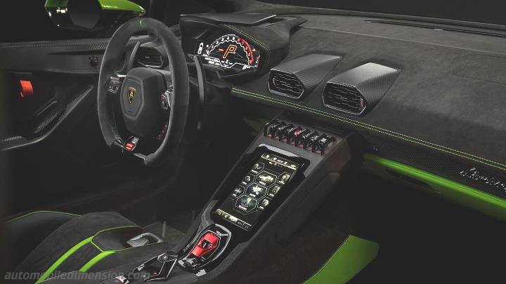 Lamborghini Huracán Tecnica 2022 dashboard