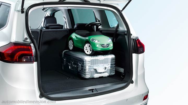 Opel Zafira Abmessungen Kofferraumvolumen Und Innenraum