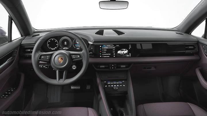 Porsche Macan Electric 2024 dashboard