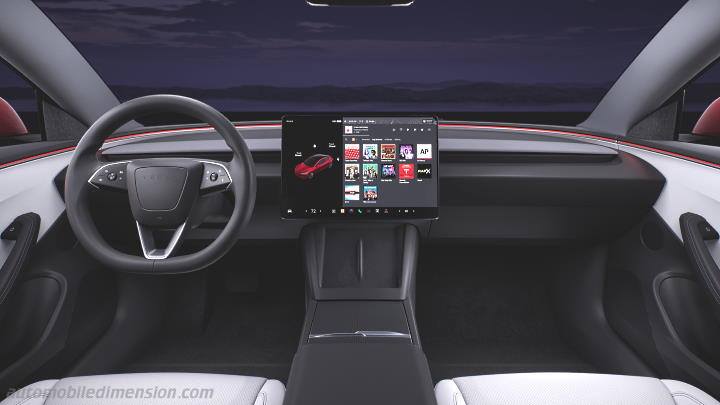 Tesla Model 3 2024 dashboard