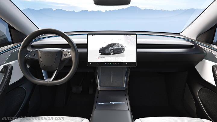 Tesla Model Y 2025 dashboard