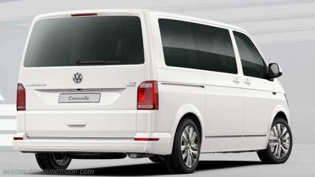 Volkswagen Caravelle ct 2015 boot space