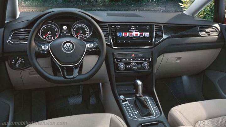 Volkswagen Golf Sportsvan dimensions, boot space and similars