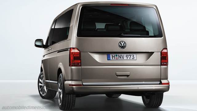 Volkswagen Multivan 2015 boot space