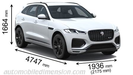 Jaguar F Pace 21 Dimensions And Boot Space Hybrid And Thermal