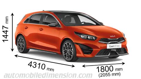 Kia Ceed dimensions, boot space and electrification