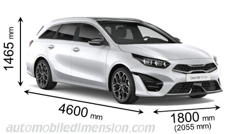 Kia Ceed Sportswagon dimensions, boot space and electrification