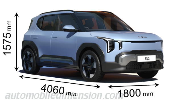 Kia EV2 dimensions