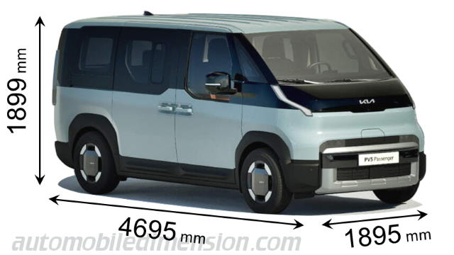 Kia PV5 dimensions