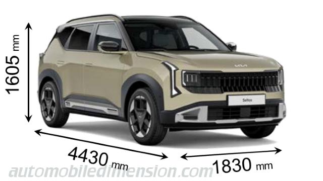 Kia Seltos dimensions