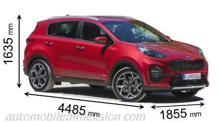 Kia Sportage Dimensions And Boot Space Hybrid And Thermal