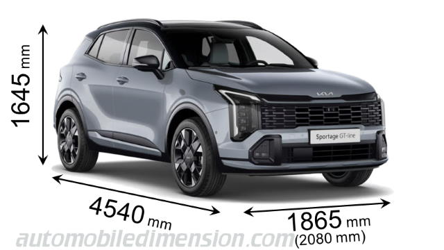 Kia Sportage dimensions