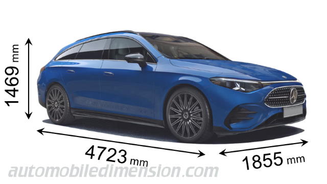 Mercedes-Benz CLA Shooting Brake 2025 dimensions with length, width and height
