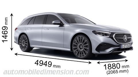 Mercedes-Benz E Estate 2024 dimensions, boot space and electrification