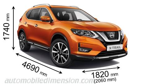 Nissan X Trail 2017 Dimensions Boot Space And Interior