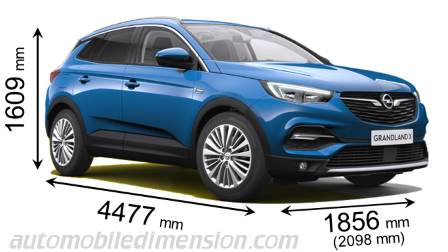 Opel Grandland X Dimensions And Boot Space Hybrid And Thermal