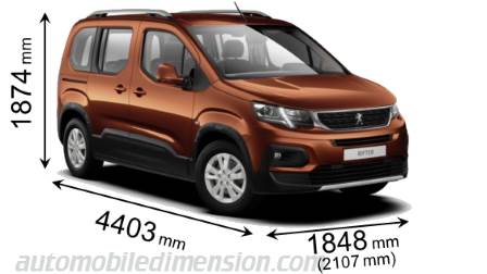 Peugeot Rifter dimensions, boot space and electrification