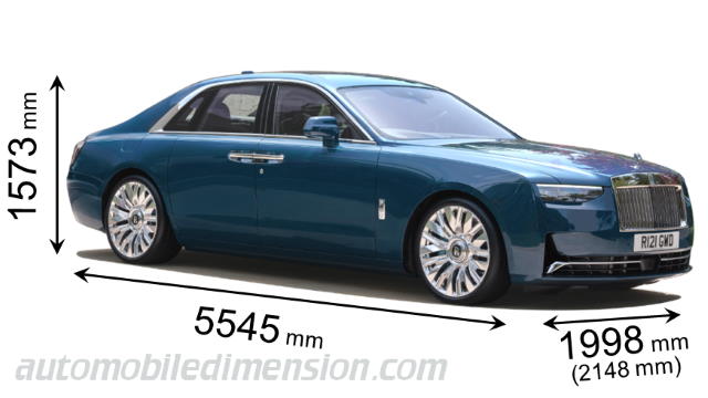 Dimensioni Rolls-Royce Ghost