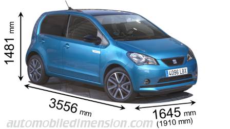 Seat Mii electric dimensions, boot space and electrification