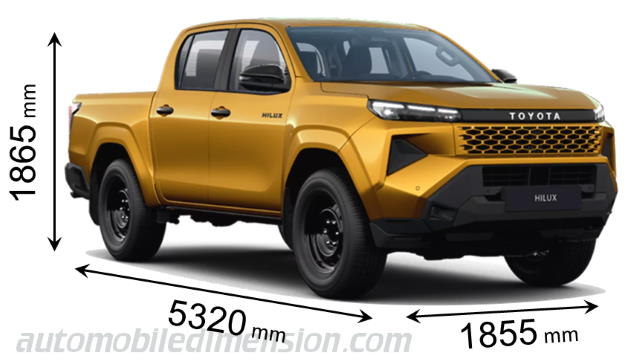 Toyota Hilux dimensions
