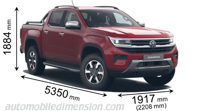 Volkswagen Amarok size