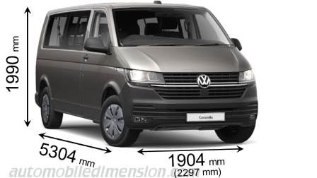 Volkswagen Caravelle Long size