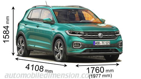 Volkswagen T Cross Dimensions And Boot Space