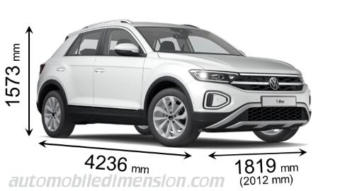 Volkswagen T-Roc Specifications - Dimensions, Configurations, Features,  Engine cc