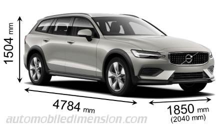 Volvo V60 Cross Country 2019 Dimensions Boot Space And Interior